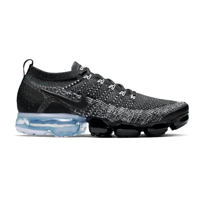 Nike Air Vapormax Flyknit Black Metallic Silver